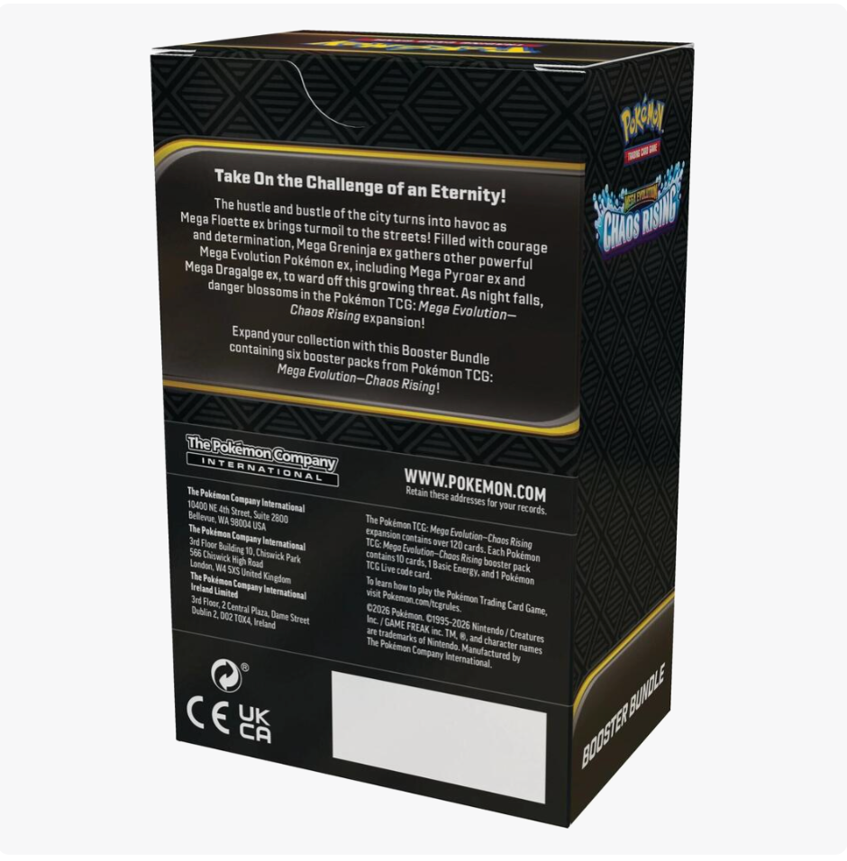 Pokemon Chaos Rising Booster Bundle - ME04