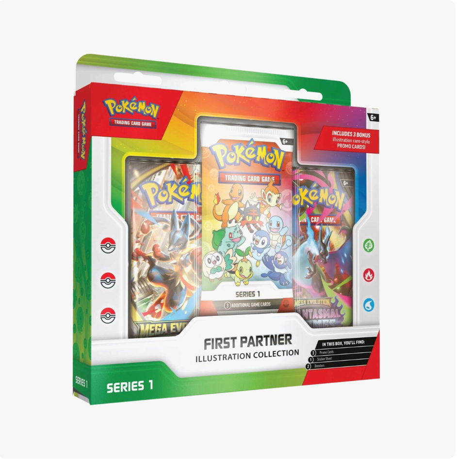 Pokemon First Partner Illustration Collection (Series 1)