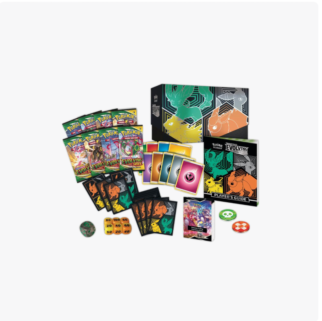 Pokemon Evolving Skies Elite Trainer Box [Flareon/Jolteon/Umbreon/Leafeon] - SWSH07: Evolving Skies (SWSH07)
