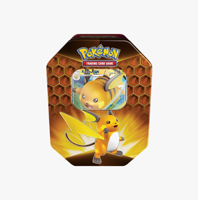 Pokemon Hidden Fates Tin [Raichu GX] - Hidden Fates (HIF)