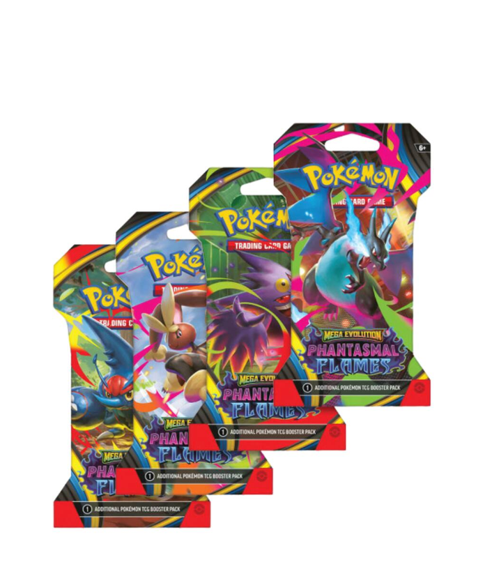 Pokemon Phantasmal Flames Sleeved Booster Pack - ME02