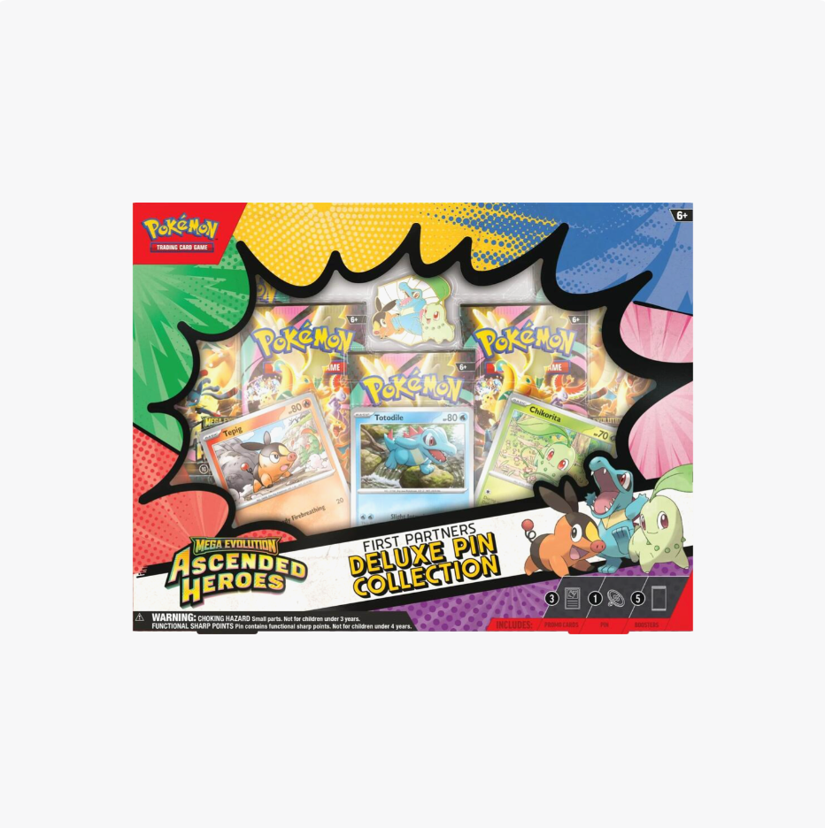 Ascended Heroes First Partners Deluxe Pin Collection - ME