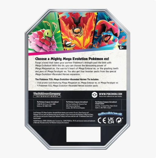 Pokemon Ascended Heroes Tin [Mega Meganium ex] - ME